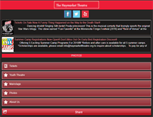 Tablet Screenshot of haymarkettheatre.org